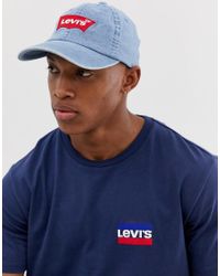Casquette de baseball en jean avec log chauve-souris - Bleu Jean Levi's  pour homme en coloris Bleu - Lyst