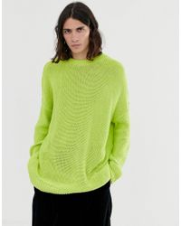 lime green jumper mens