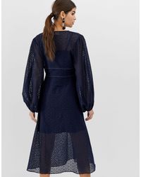 keepsake trouble midi dress