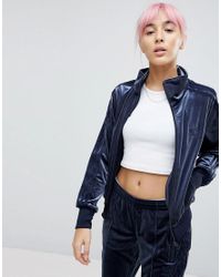 adidas originals velvet track top