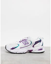 530 - Baskets - et violet Cuir New Balance pour homme en coloris Blanc -  Lyst