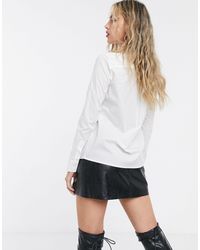 Love Mochino - is in the air - Camicia bianca di Love Moschino in Bianco -  Lyst