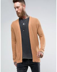 mens camel cardigan
