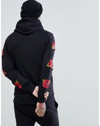 criminal damage hoodie roses