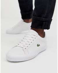 lacoste canvas sneakers