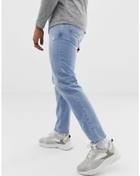 ZW THE '90S SLIM CROPPED JEANS - Blue | ZARA United Kingdom