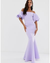 true violet maxi dress