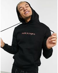 Join Life - Felpa nera con scritta musicale sul retro e cappuccioBershka in  Cotone da Uomo colore Nero | Lyst