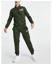 green puma tracksuit