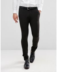 extreme super skinny trousers