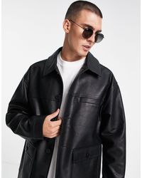 topman leather jacket