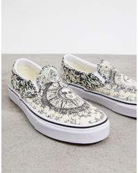 Classic - ouroboros - sneakers senza lacci /bianco da Uomo di Vans in Nero  | Lyst