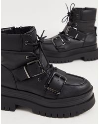 plateau boots bershka