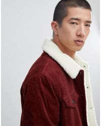 cord fleece lined jacket