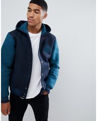 teal letterman jacket