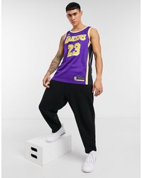Camiseta violeta sin mangas Jordan LA Lakers NBA Swingman Nike Basketball  de hombre de color Morado | Lyst