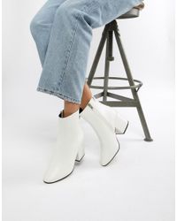 asos white booties