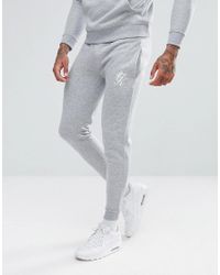 mens grey gym joggers