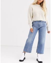 Monki Cropped jeans for Women - Lyst.com