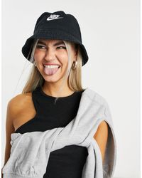 Cappello da pescatore con logo di Nike in Nero | Lyst
