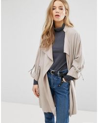 beige duster jacket