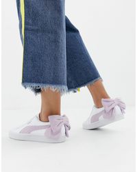 Zapatillas PUMA de Ante de color Rosa | Lyst