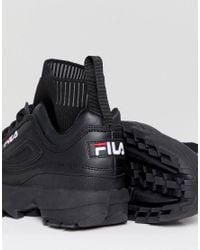 triple black fila