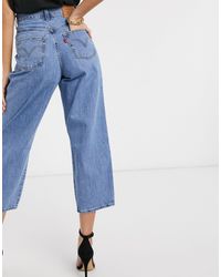 Jeans anni '80 azzurri con gambe a palloncino e pieghe sul davantiLevi's in  Denim di colore Blu | Lyst