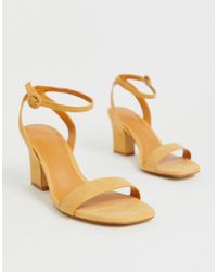 sandalias amarillas mango