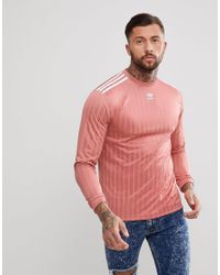 adidas pink long sleeve top