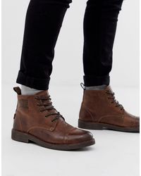 Botas marrones con cordones Track Levi's de Denim de color Marrón para  hombre | Lyst