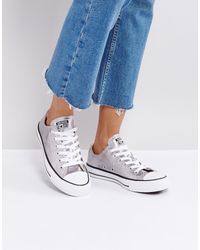 silver chuck taylor converse