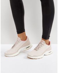 Nike Air Max Jewell Sneakers In Pastel Pink Leather - Lyst