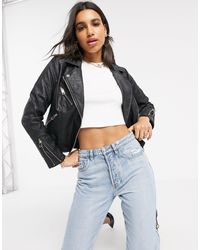 biker jacket river island
