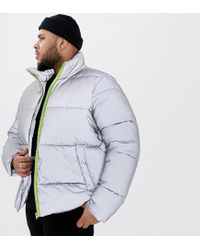 reflective bubble coat