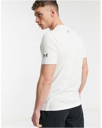 Training x project rock - t-shirt à imprimé taureau Under Armour pour homme  en coloris Blanc - Lyst
