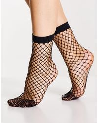 fishnet trouser socks