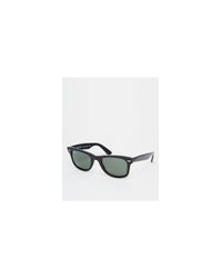 Ray-Ban Wayfarer Sunglasses 0rb2140 901 47 in Black | Lyst