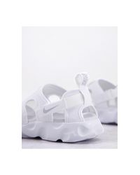 Sandalias blancas owaysis Nike de color Blanco | Lyst