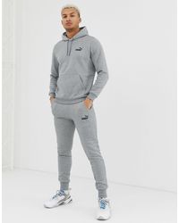 puma small logo hoodie