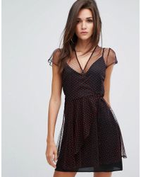 fashion union polka dot dress