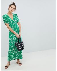 Robe Longue Verte Fleurs Best Sale, 57% OFF | ilikepinga.com