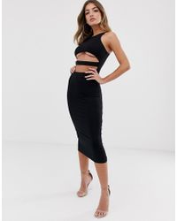 black underboob dress