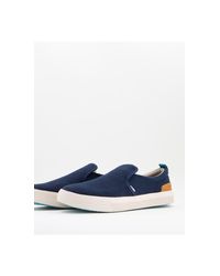 Trvl lite - scarpe di tela senza lacci da Uomo di TOMS in Blu | Lyst