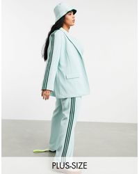 Ivy Park Synthetic Adidas X Plus Wide Leg Trousers in Green | Lyst