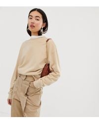 huge cropped sweatshirt weekday