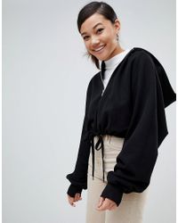 Weekday cropped hoodie Clearance