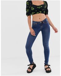 noisy may eve low waist skinny jeans
