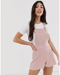 new look pink dungarees