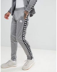 kappa tracksuit grey